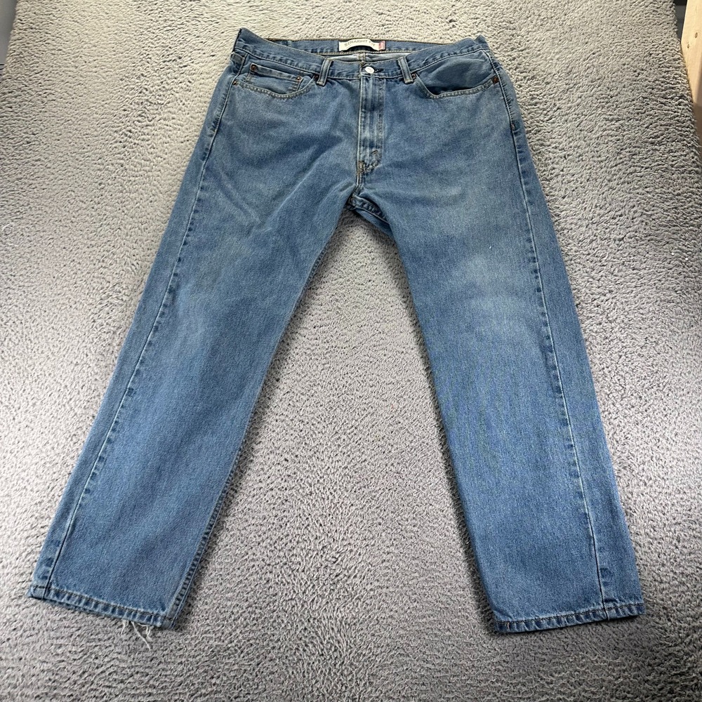 Vintage Levi's 505 Jeans Mens 36x30 Blue Denim Straight Medium Wash Streetwear